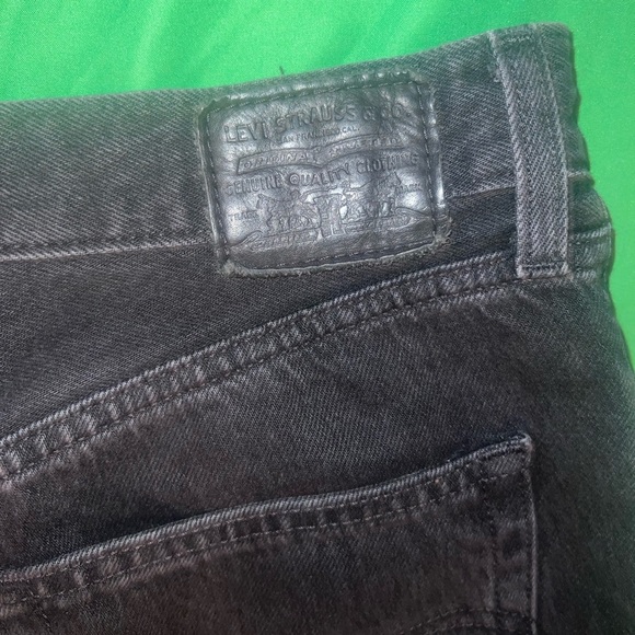 Levi’s High Rise Loose Fit Wide Leg Black Jeans size 28 - Picture 13 of 13